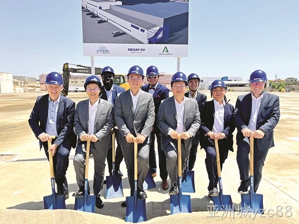 亚洲城yzc88西威海外新工厂奠基