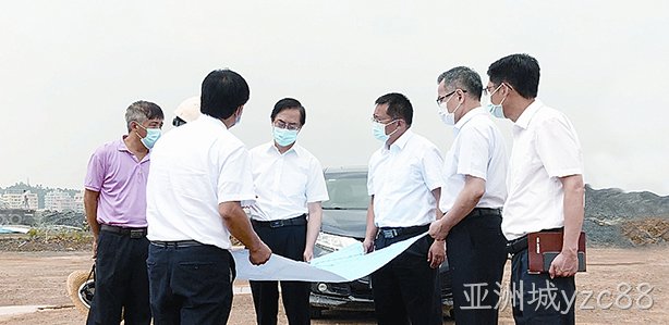 集团领导到惠南建设工地检查指导工作